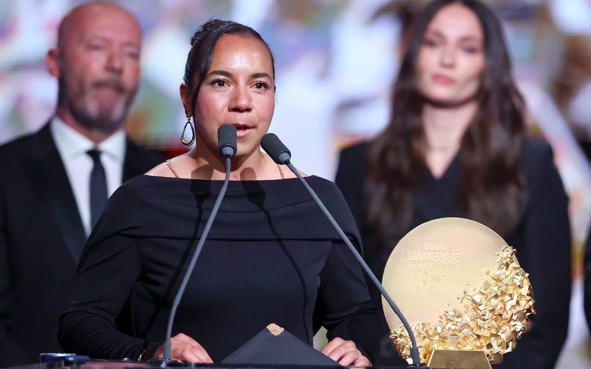 Charlyn Corral Ballon d'Or trophy